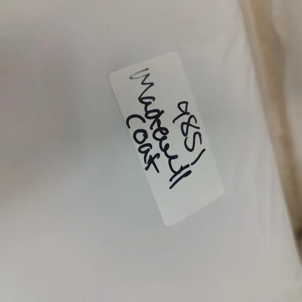 Madewell Windowpane Elmcourt Coat Womens Small Insuluxe Fabric Dried Cedar - Picture 11 of 11